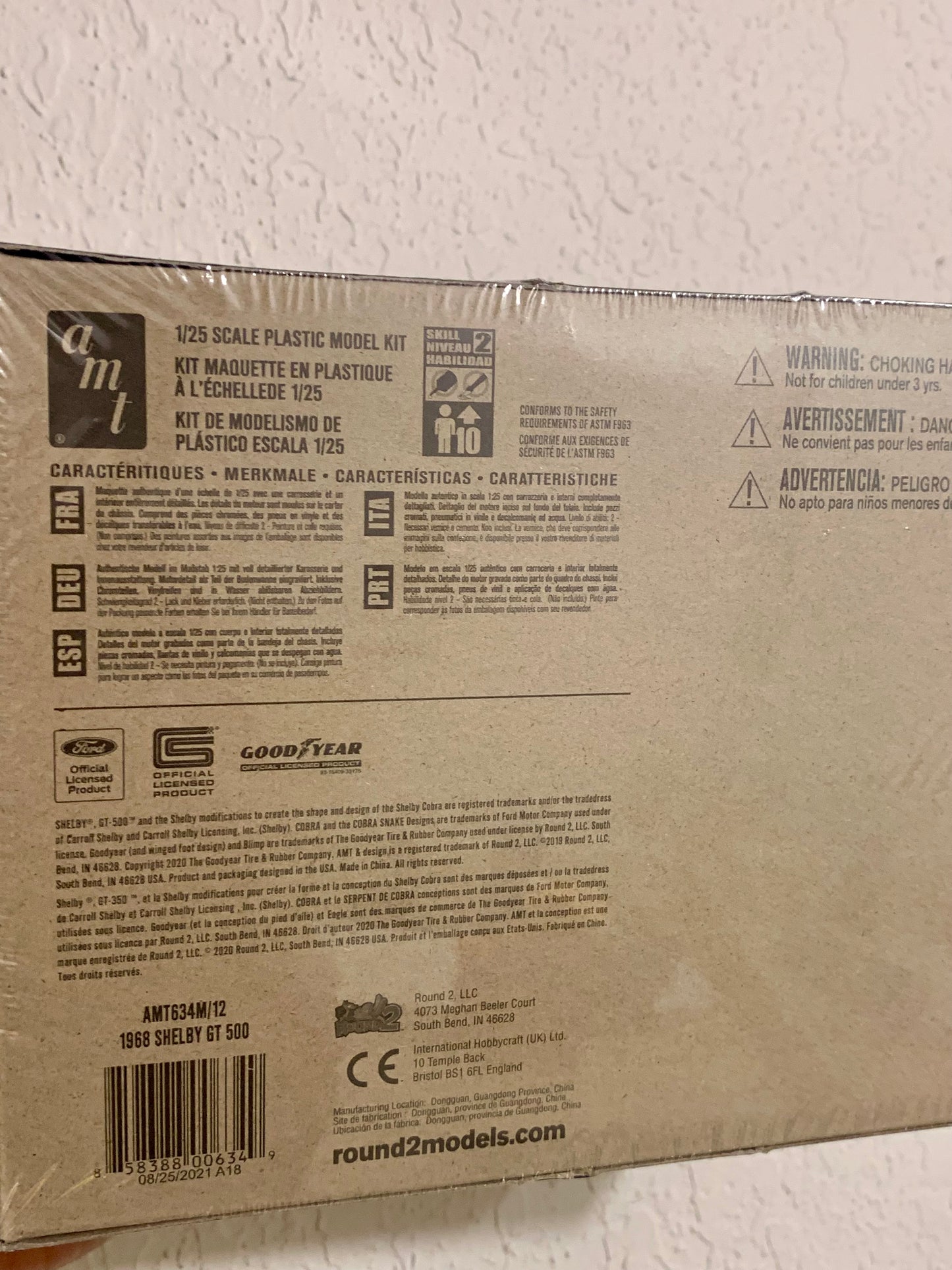 AMT 1969 Shelby GT-500 1/25 Kit in Sealed Box