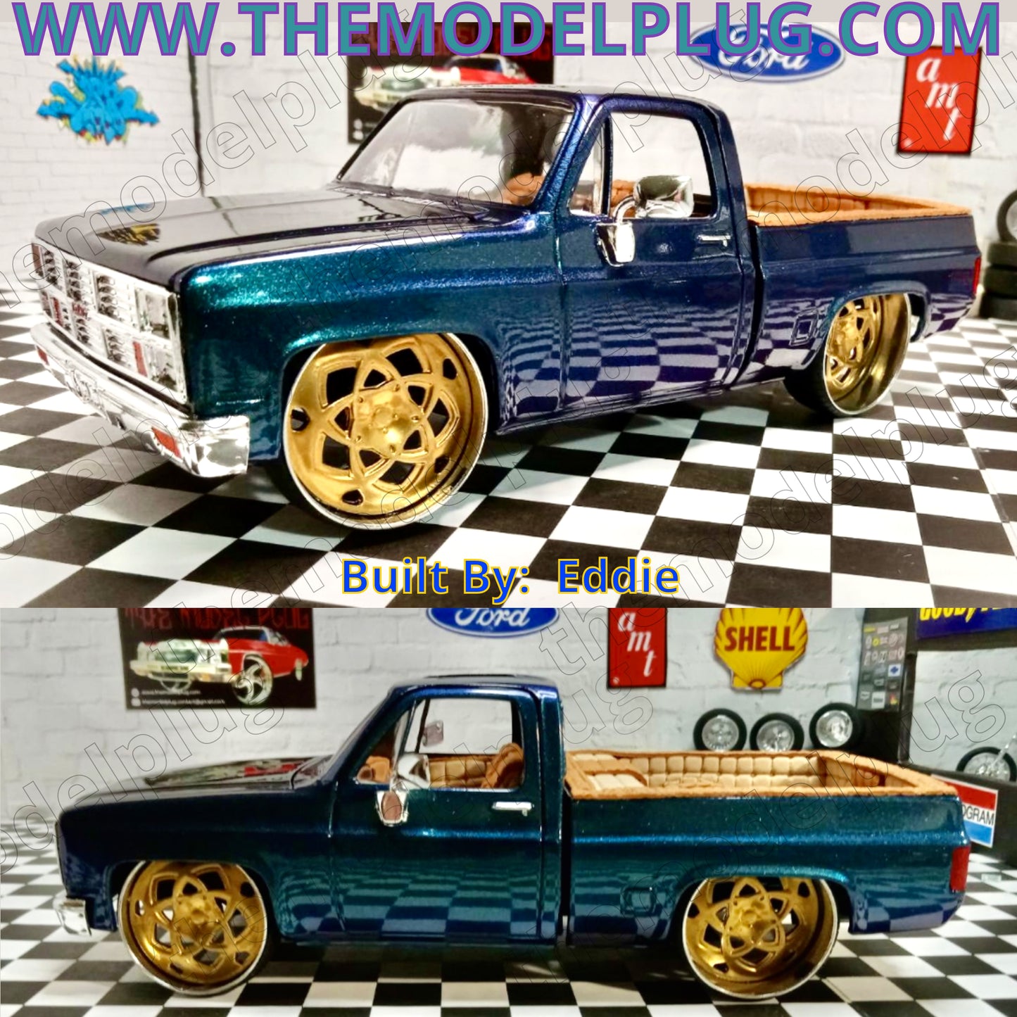 1/25 Scale - TMP D145 in 26"-36" Donk, Big Rims, Box Chevy, G-Body