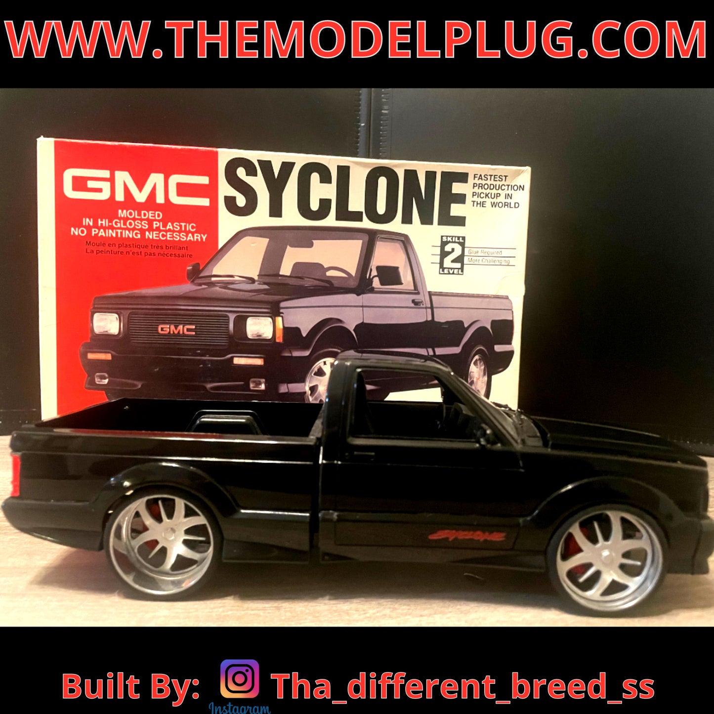 1/25 Scale - Billet Specialties GS3D in 26"-30" Donk, Big Rims, Box Chevy, G-Body