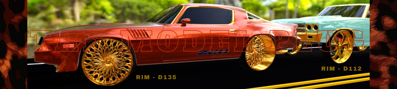1/25 Scale - TMP D135 Custom in 26"-36" Donk, Big Rims, Box Chevy, G-Body