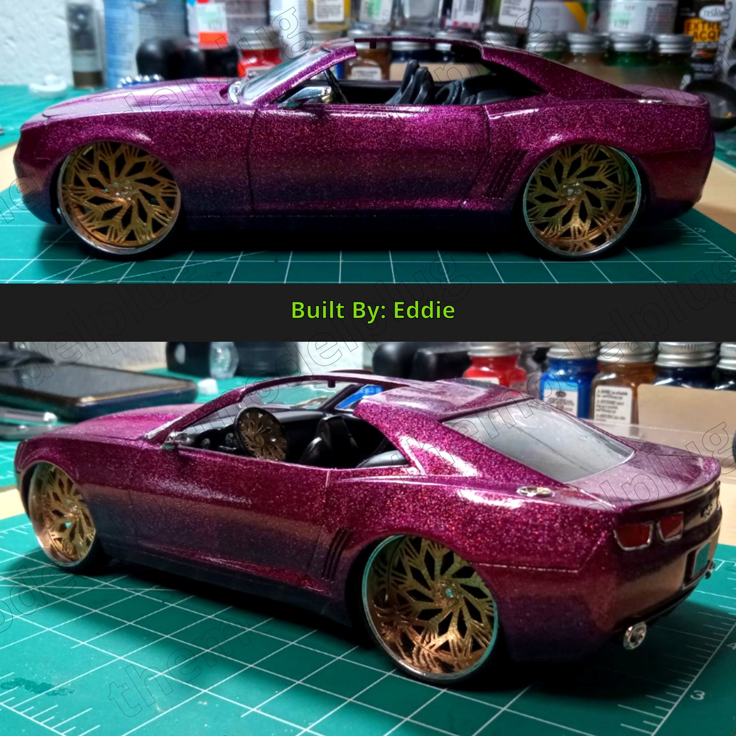 1/25 Scale - TMP D136 Custom in 26"-30" Donk, Big Rims, Box Chevy, G-Body