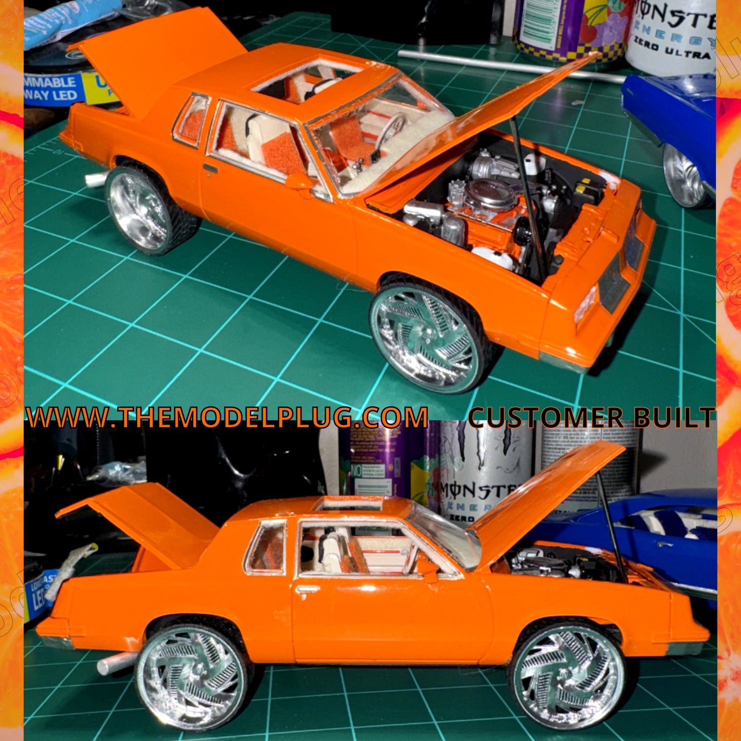 1/25 Scale - TMP D034V2 - in 26"-36" Donk, Big Rims, Trucks, Box, G-Body, B-Body