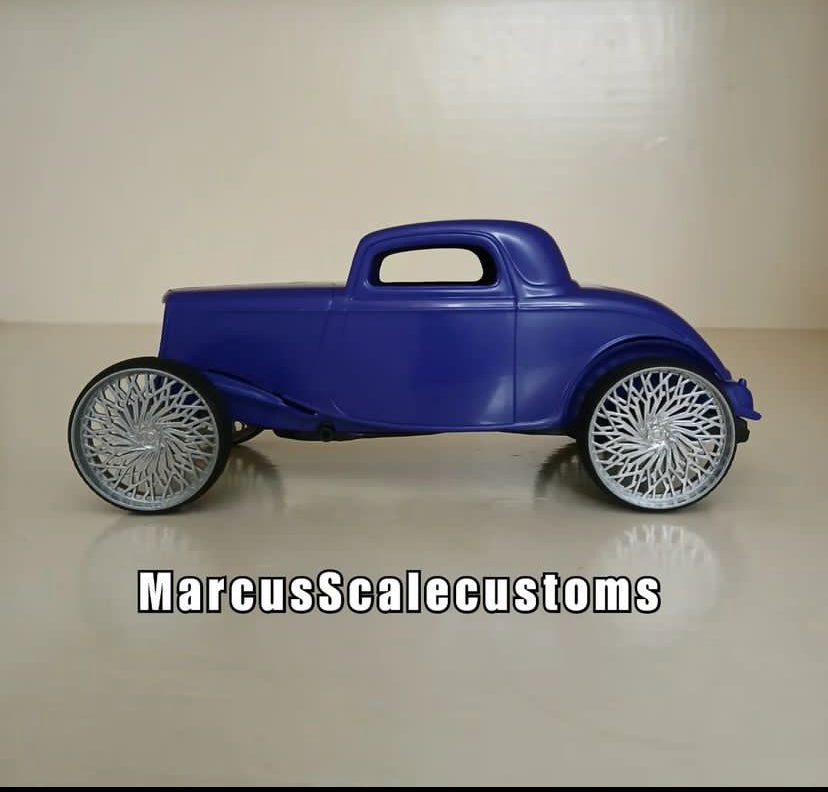 1/25 Scale - TMP D135 Custom in 26"-36" Donk, Big Rims, Box Chevy, G-Body