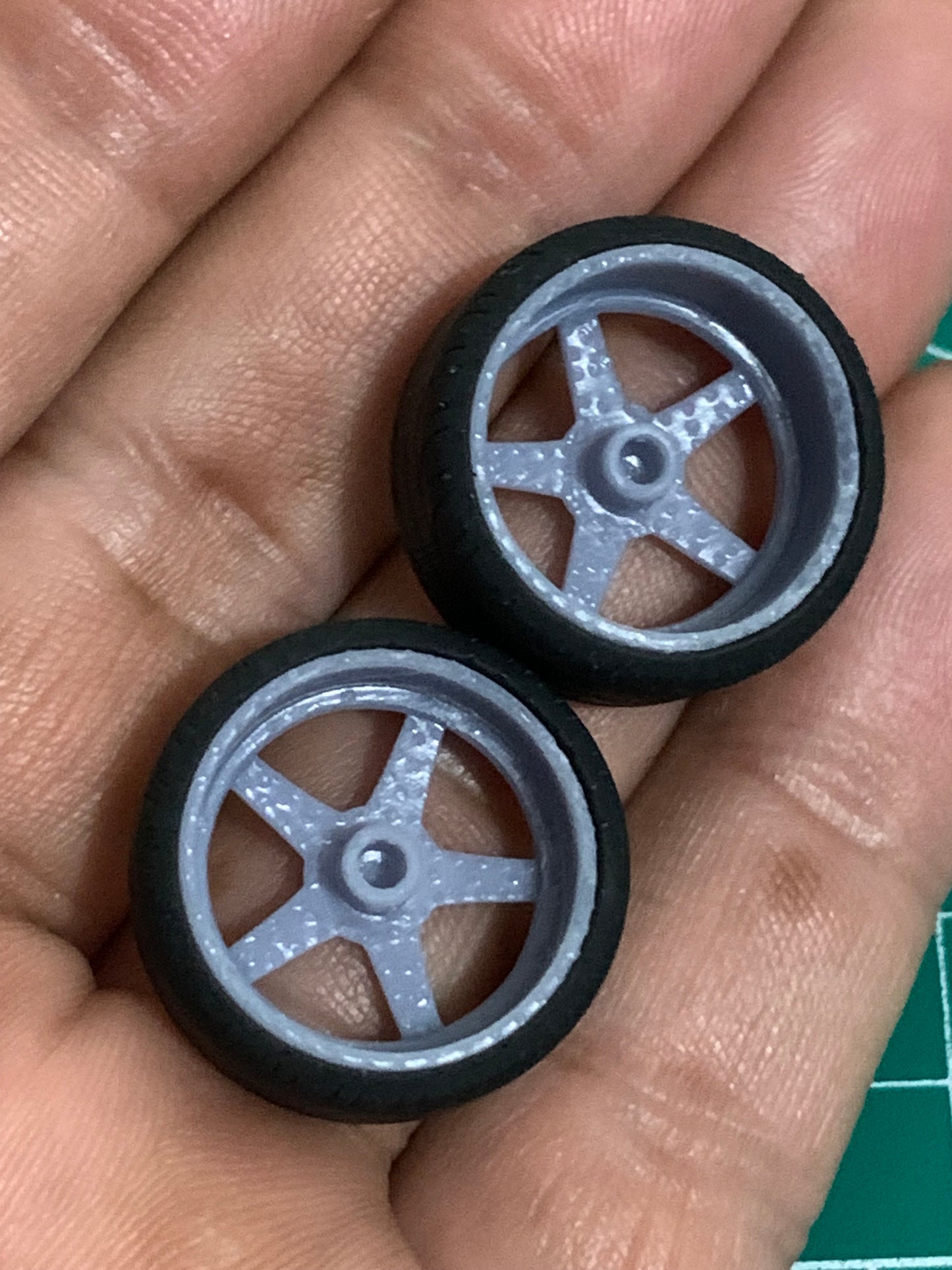 1/25 Scale - Racing Hart M5 Rims from Brian's Supra from F&F1 - 19"x8.5"Front / 19"x10"Rear