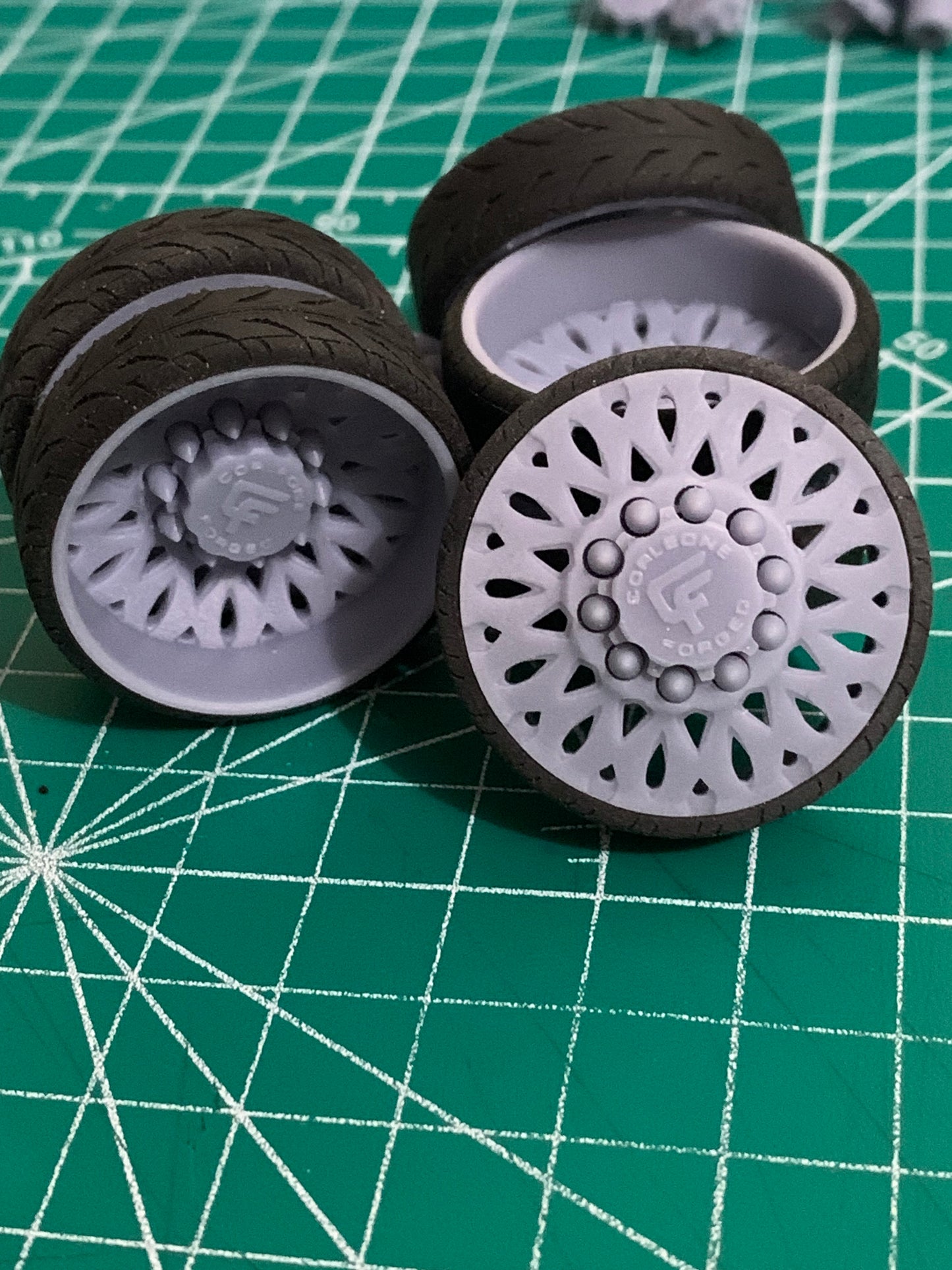 1/25 Scale - CORLEONE NERO V2 in 26"-32" (Multi-Piece) Dually Truck Rims