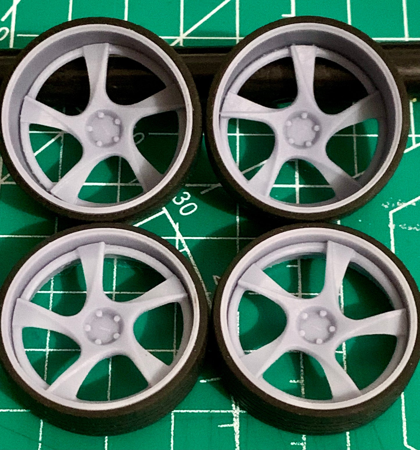 1/25 Scale - HRE 792RS - in 26"-36" Donk, Big Rims, Box Chevy, G-Body