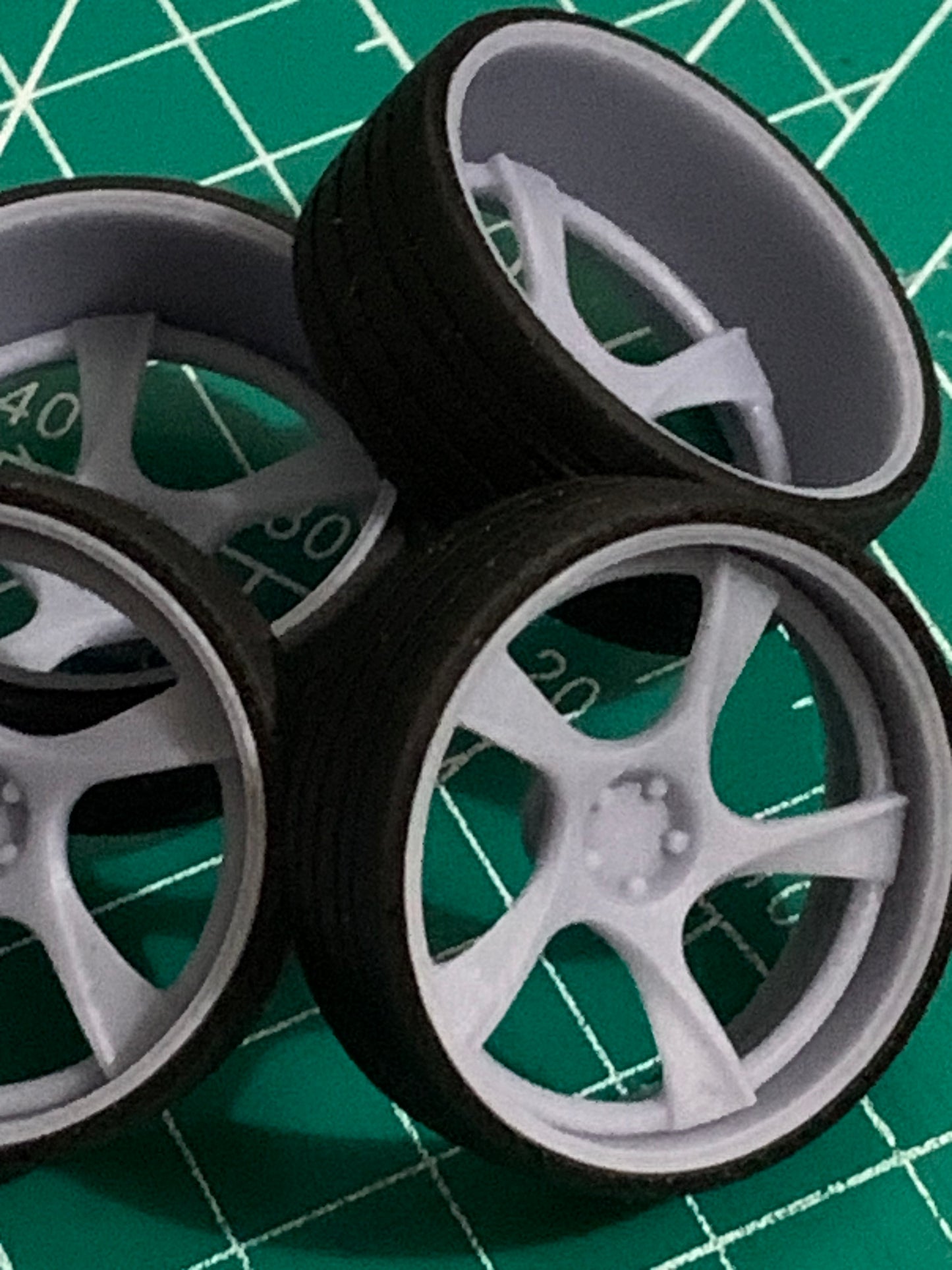 1/25 Scale - HRE 792RS - in 26"-36" Donk, Big Rims, Box Chevy, G-Body