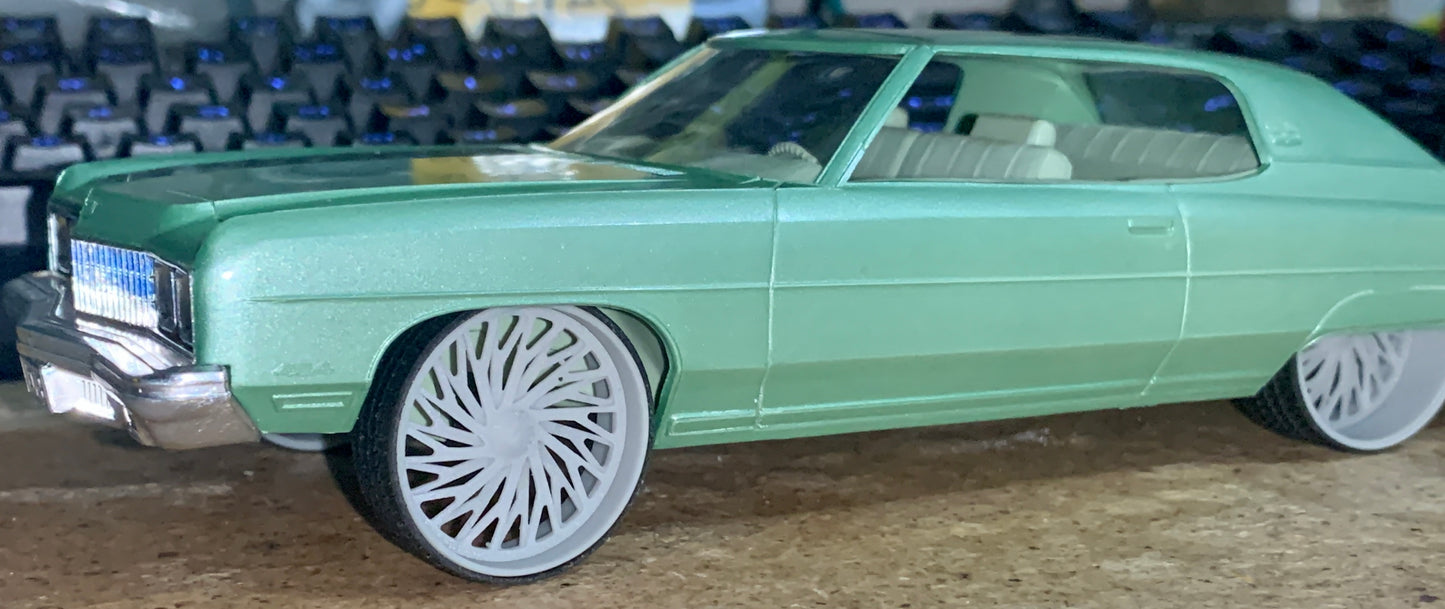 1/25 Scale - TMP D053 Forgi BiaForca in 26"-30" Donk, Big Rims. Trucks, SUV