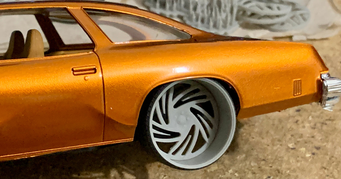 1/25 Scale - TMP V37 Custom in 26"-30" Donk, Big Rims, Box Chevy, G-Body