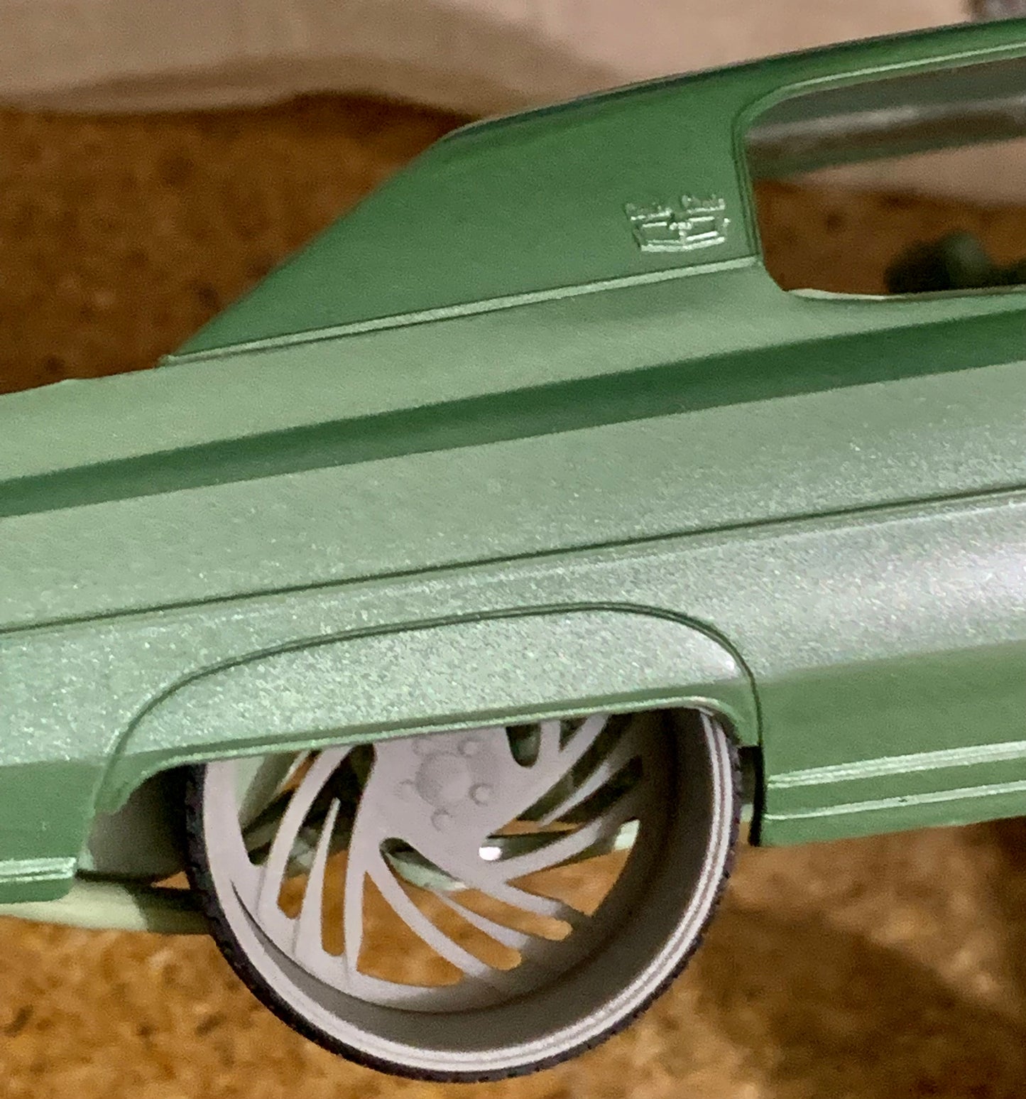 1/25 Scale - TMP V37 Custom in 26"-30" Donk, Big Rims, Box Chevy, G-Body