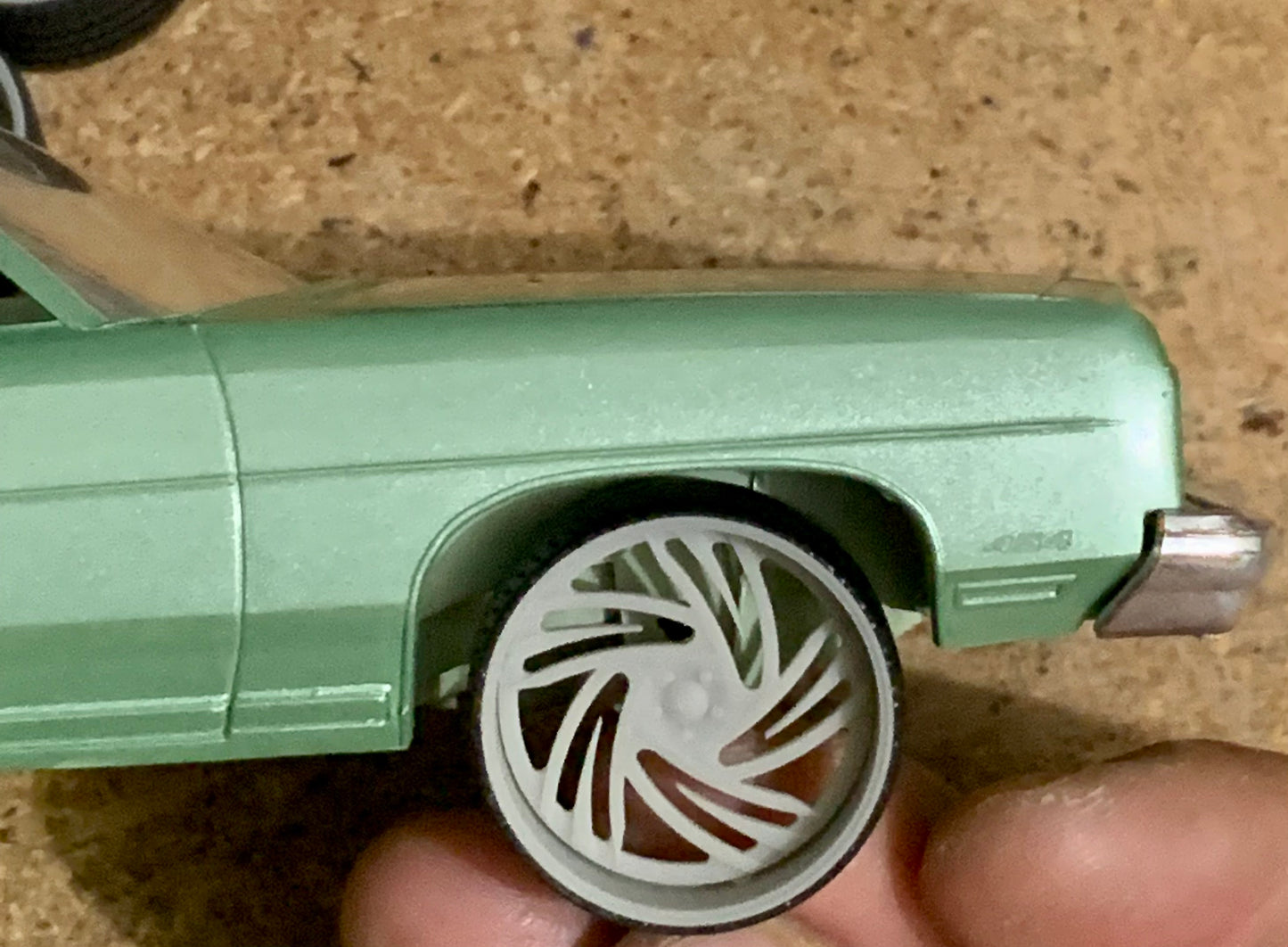 1/25 Scale - TMP V37 Custom in 26"-30" Donk, Big Rims, Box Chevy, G-Body