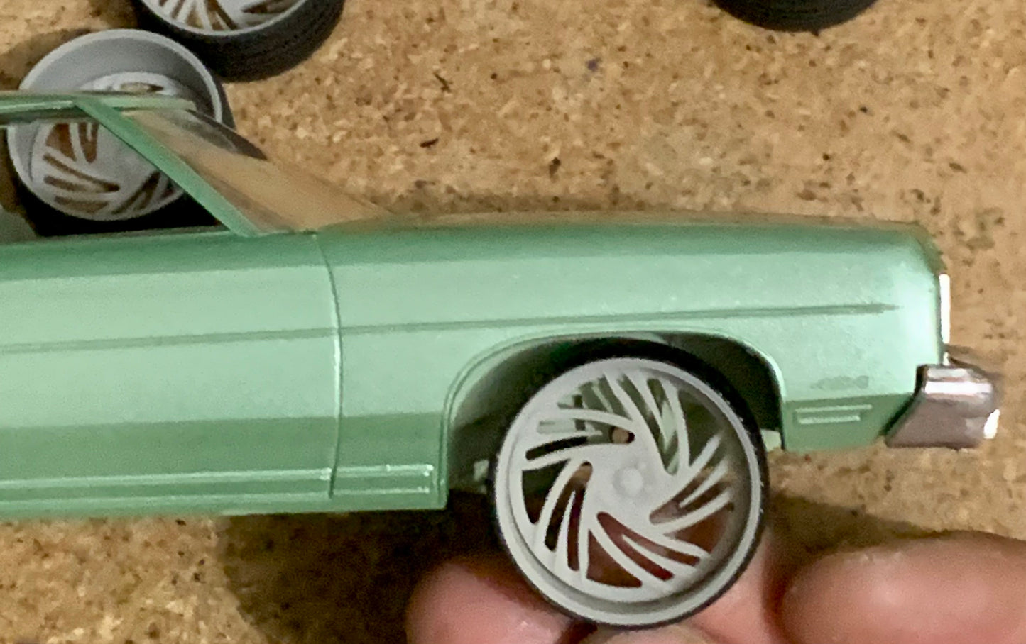 1/25 Scale - TMP V37 Custom in 26"-30" Donk, Big Rims, Box Chevy, G-Body