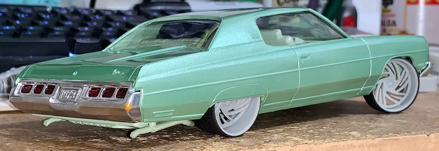1/25 Scale - TMP V37 Custom in 26"-30" Donk, Big Rims, Box Chevy, G-Body
