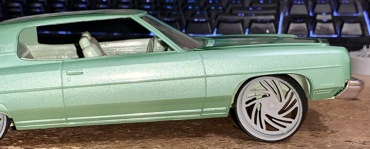 1/25 Scale - TMP V37 Custom in 26"-30" Donk, Big Rims, Box Chevy, G-Body