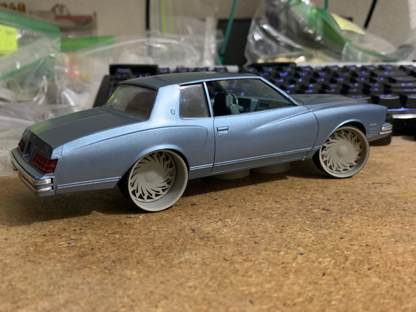1/25 Scale - TMP D062 Custom in 26"-30" Donk, Big Rims, Box Chevy, G-Body
