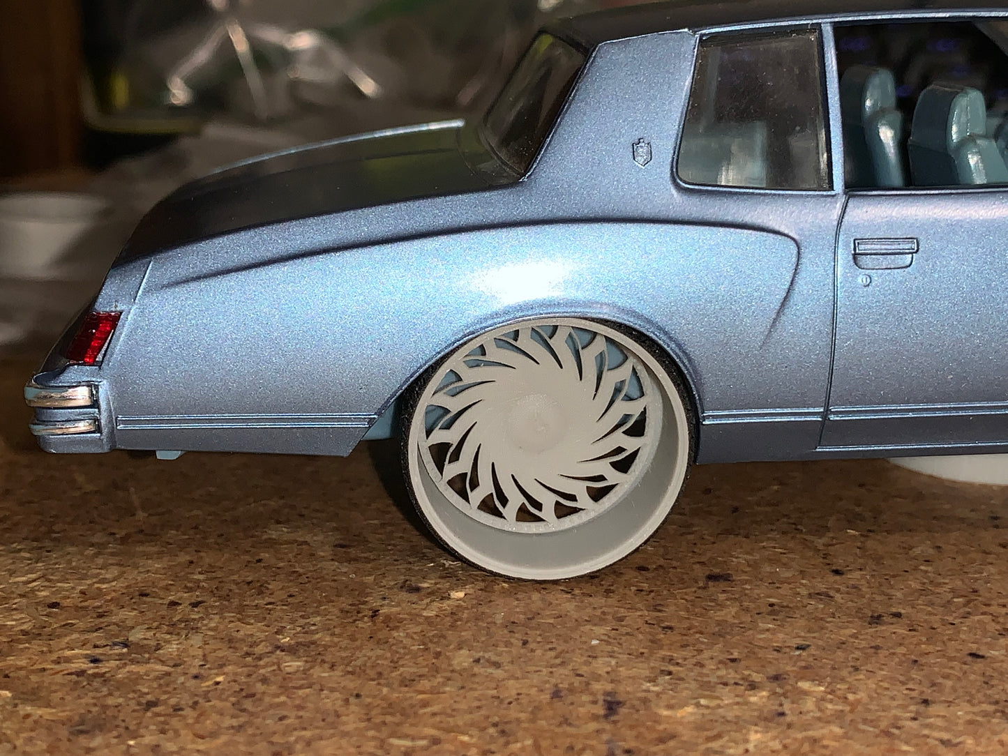 1/25 Scale - TMP D062 Custom in 26"-30" Donk, Big Rims, Box Chevy, G-Body