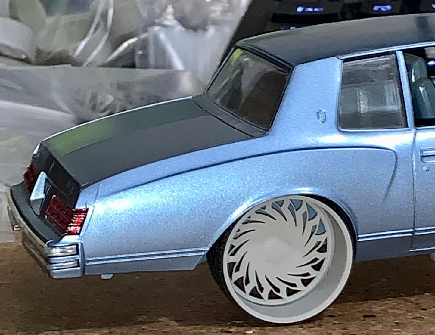 1/25 Scale - TMP D062 Custom in 26"-30" Donk, Big Rims, Box Chevy, G-Body
