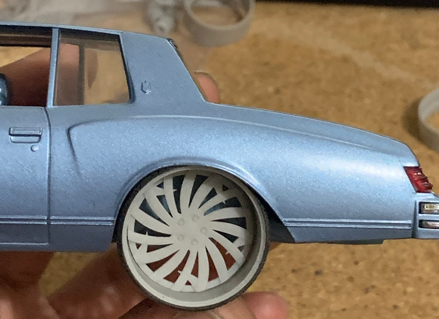 1/25 Scale - TMP D063 Custom in 26"-30" Donk, Big Rims, Box Chevy, G-Body