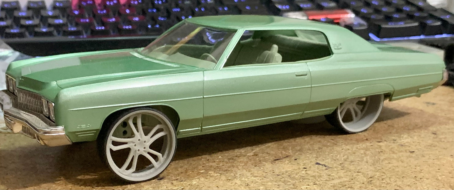 1/25 Scale - TMP CORLEONE ACCARDI D73 in 26"-30" Donk, Box, G-Body, Big Rims, Bubble