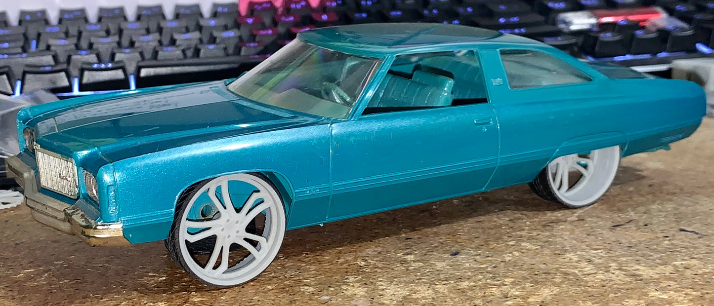1/25 Scale - TMP CORLEONE ACCARDI D73 in 26"-30" Donk, Box, G-Body, Big Rims, Bubble