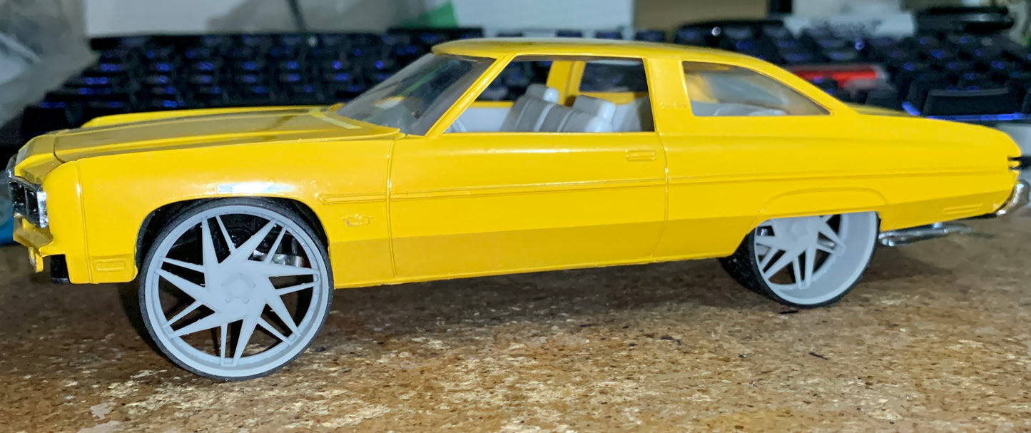 1/25 Scale - TMP D027 in 26"-36" Donk, Box, Big Rims, Trucks