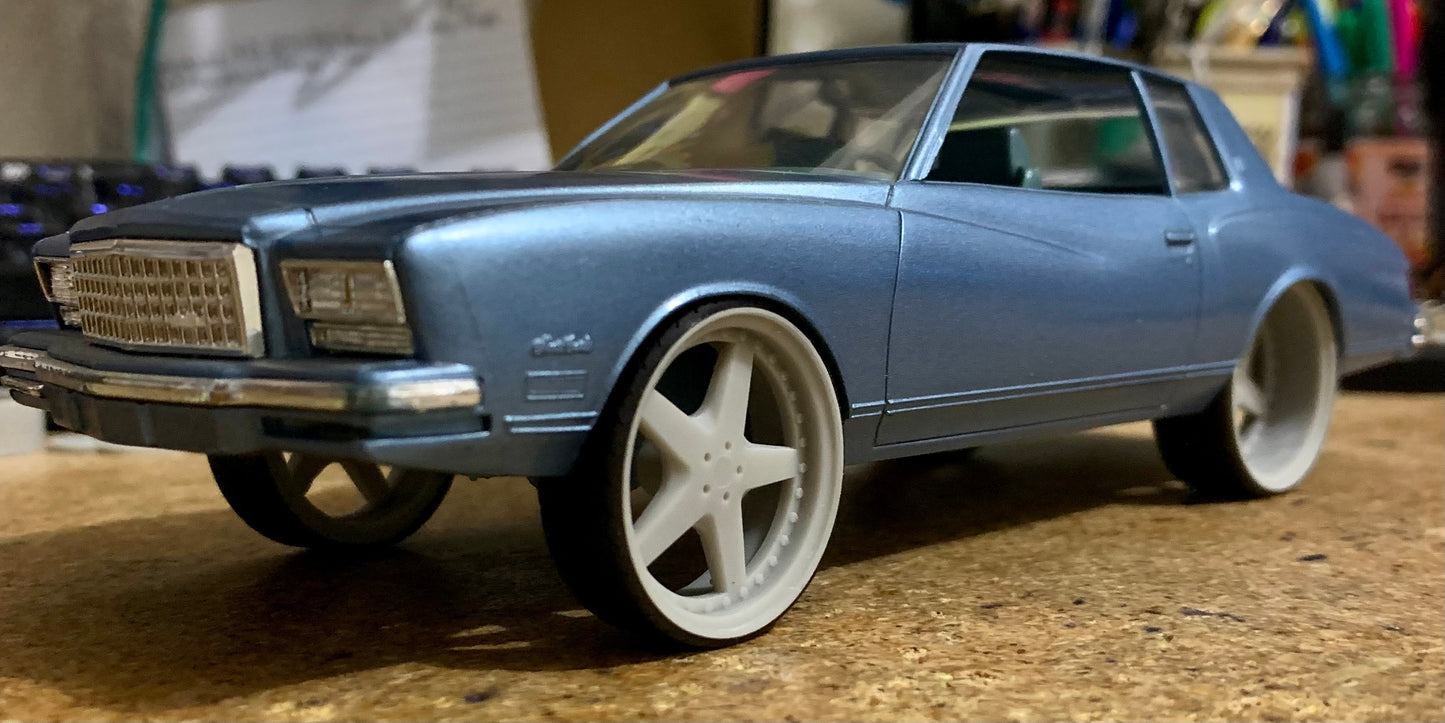 1/25 Scale - TMP D084 Work Equip05 in 26"-30" Donk, Import, G-Body, Impala SS