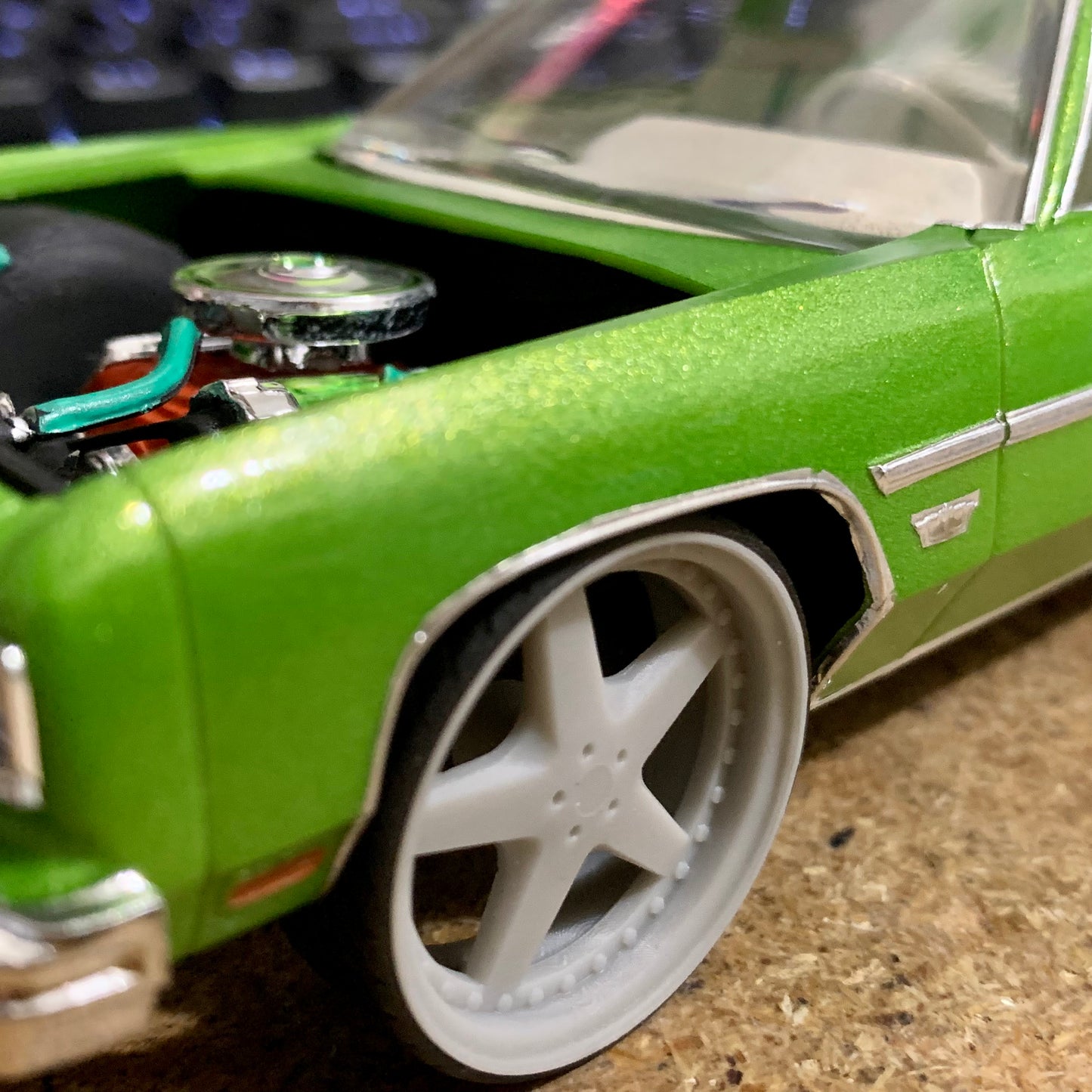 1/25 Scale - TMP D084 Work Equip05 in 26"-30" Donk, Import, G-Body, Impala SS
