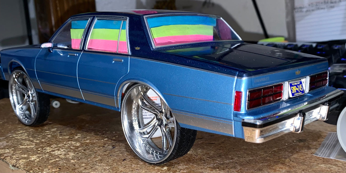 1/25 Scale - TMP CORLEONE ACCARDI D73 in 26"-30" Donk, Box, G-Body, Big Rims, Bubble
