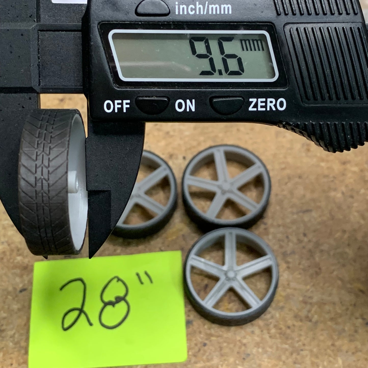 1/25 Scale - TMP D109 IROC in 28" Donk, Box, Big Rims, G-Body, Camaro, Iroc Z