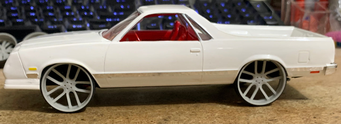1/25 Scale - TMP D133 Custom in 26"-30" Donk, Big Rims, Box Chevy, G-Body