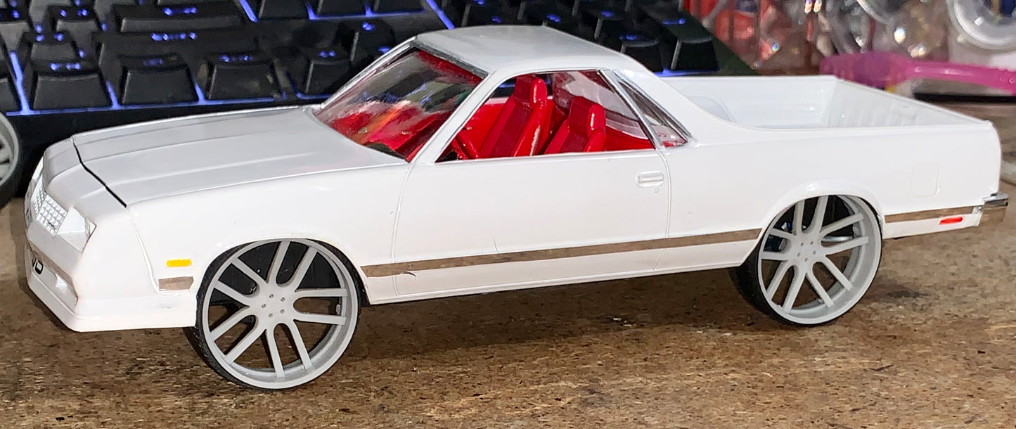 1/25 Scale - TMP D133 Custom in 26"-30" Donk, Big Rims, Box Chevy, G-Body