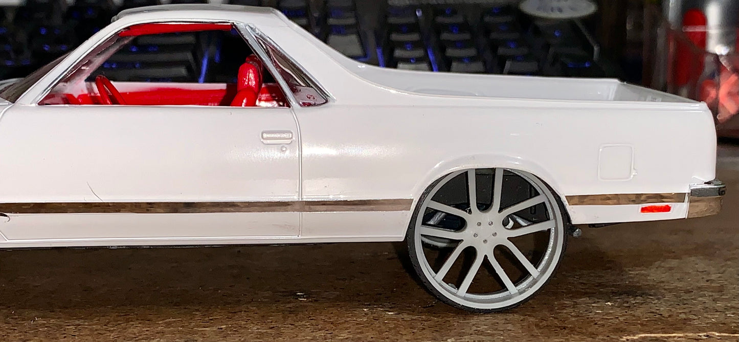 1/25 Scale - TMP D133 Custom in 26"-30" Donk, Big Rims, Box Chevy, G-Body