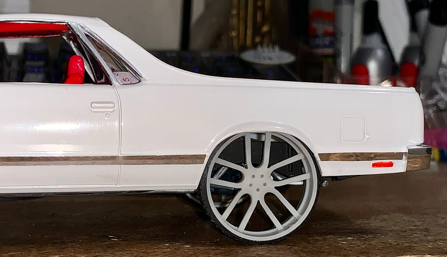 1/25 Scale - TMP D133 Custom in 26"-30" Donk, Big Rims, Box Chevy, G-Body