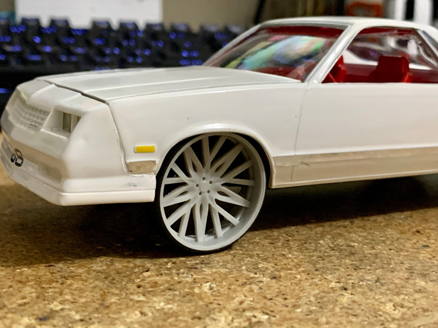 1/25 Scale - TMP D132 Custom in 26"-30" Donk, Big Rims, Box Chevy, G-Body