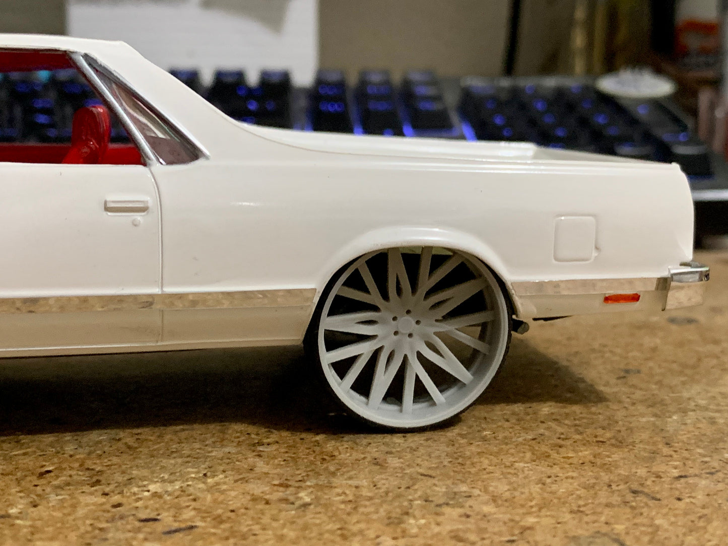 1/25 Scale - TMP D132 Custom in 26"-30" Donk, Big Rims, Box Chevy, G-Body
