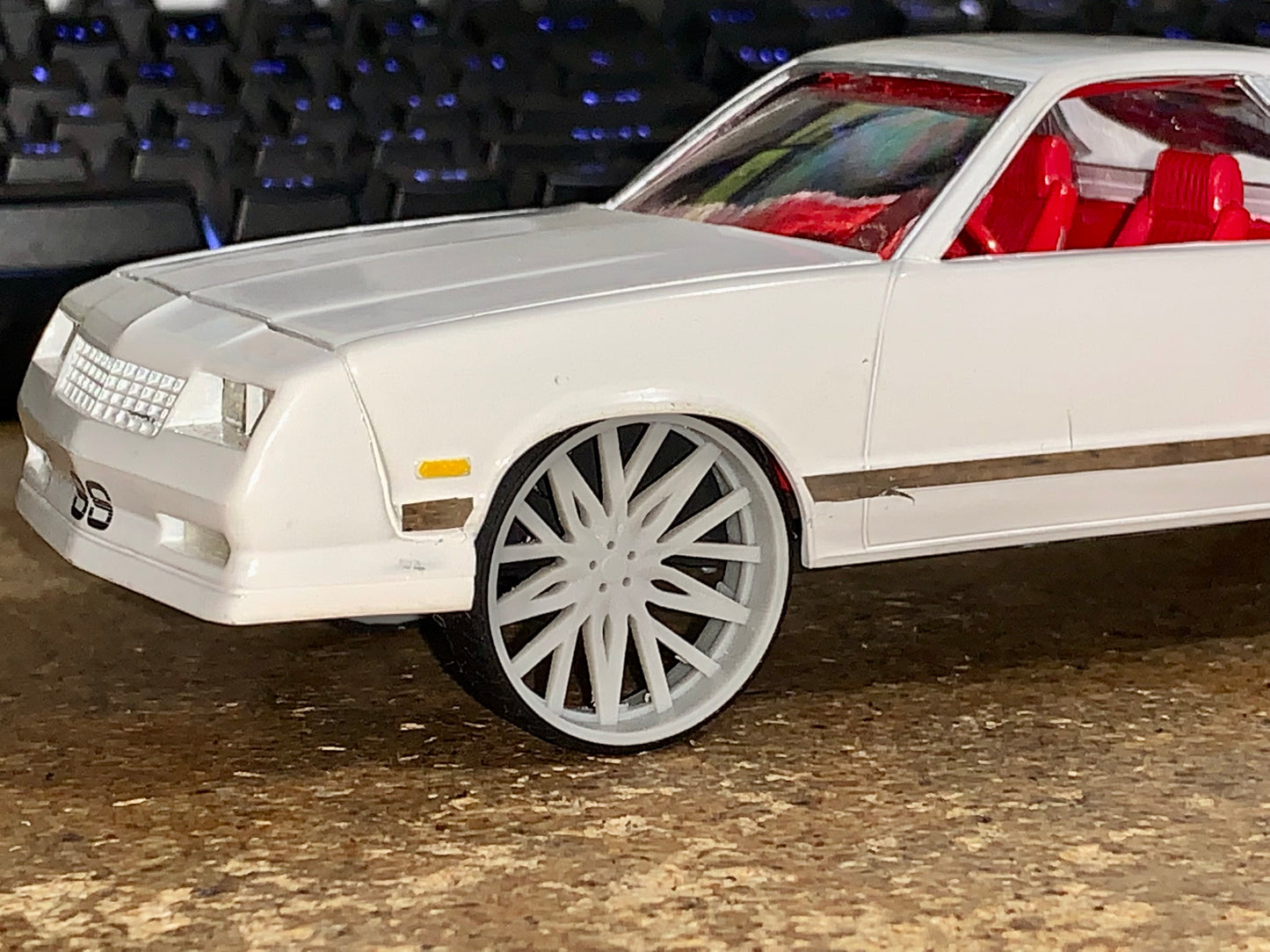 1/25 Scale - TMP D132 Custom in 26"-30" Donk, Big Rims, Box Chevy, G-Body