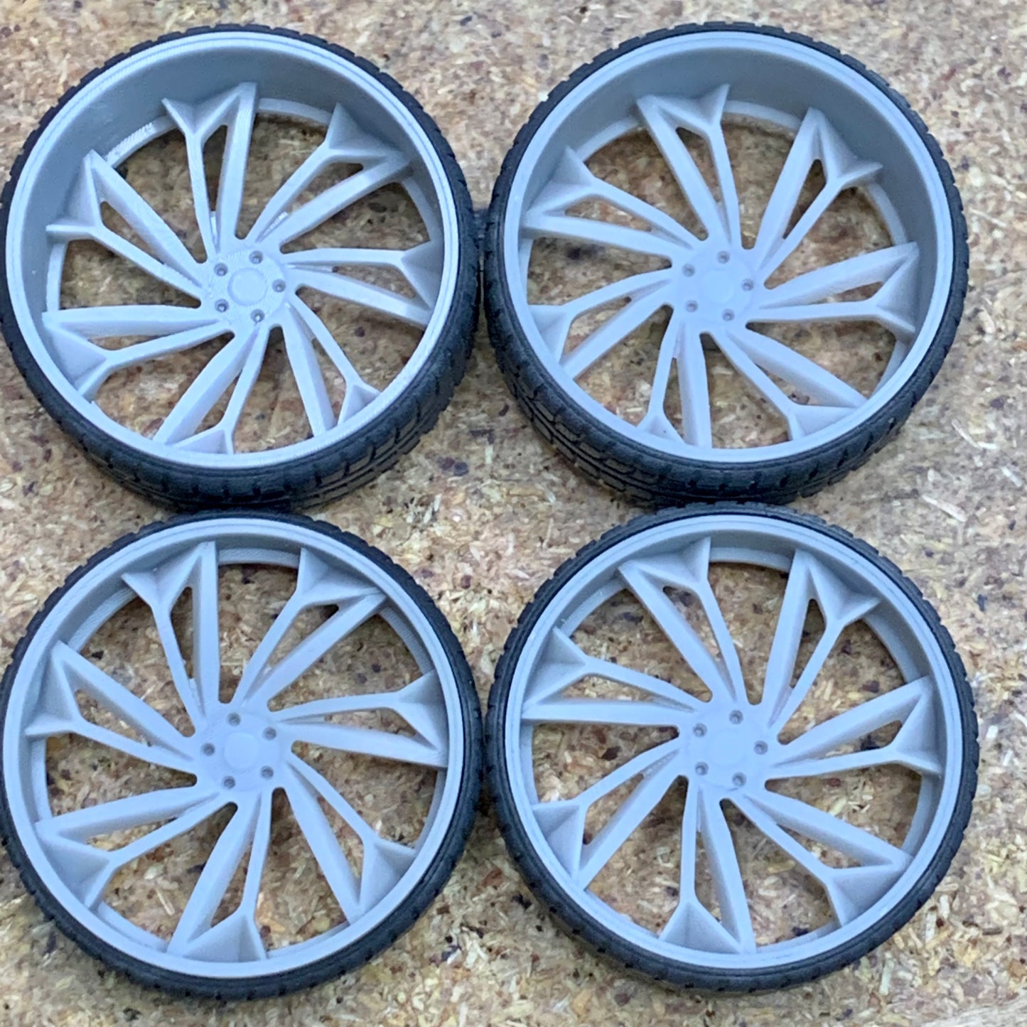 1/25 Scale - ASANT! AF179 - D143 in 26"-36" Donk, Big Rims, Box Chevy, G-Body