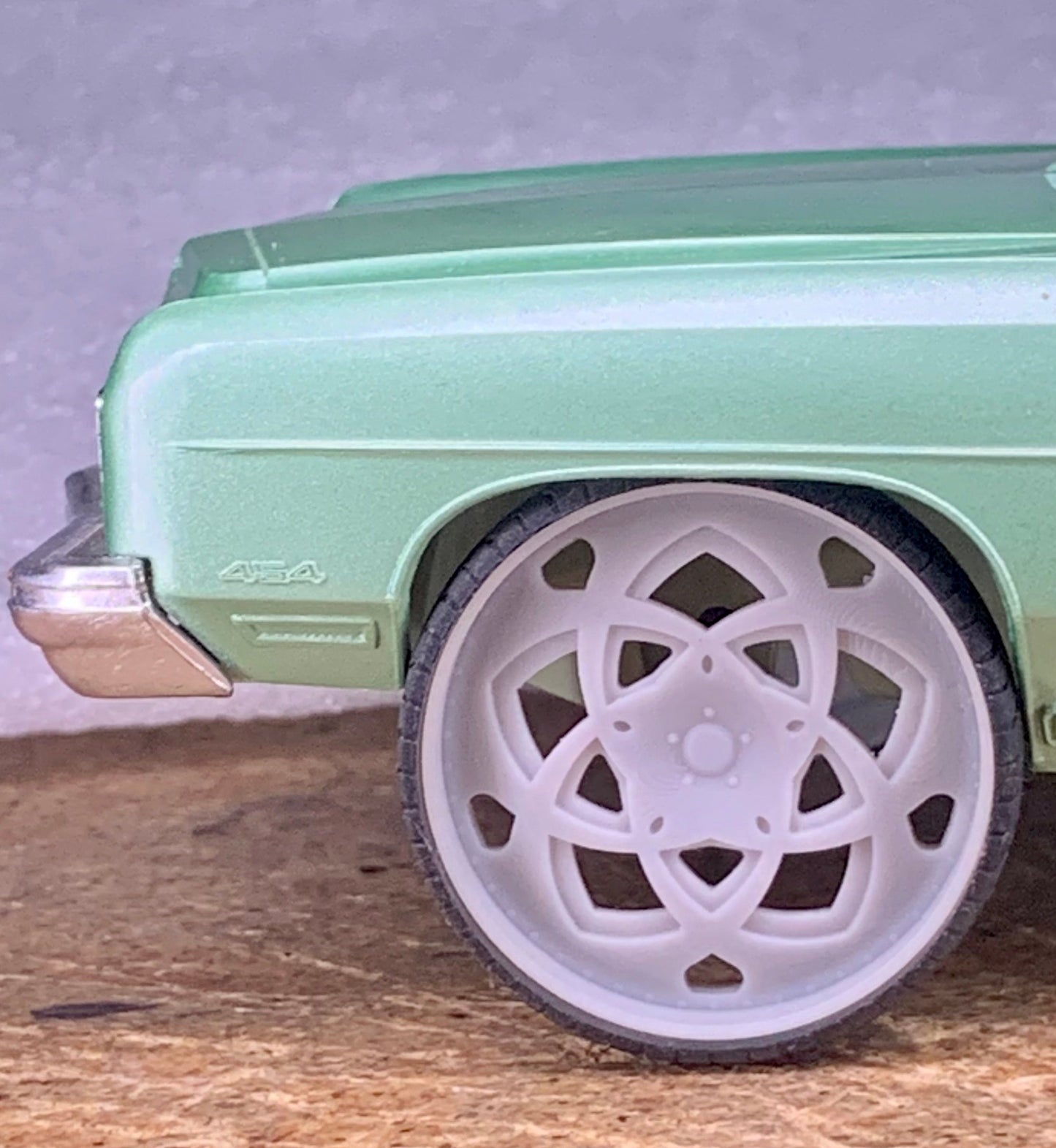 1/25 Scale - TMP D145 in 26"-36" Donk, Big Rims, Box Chevy, G-Body
