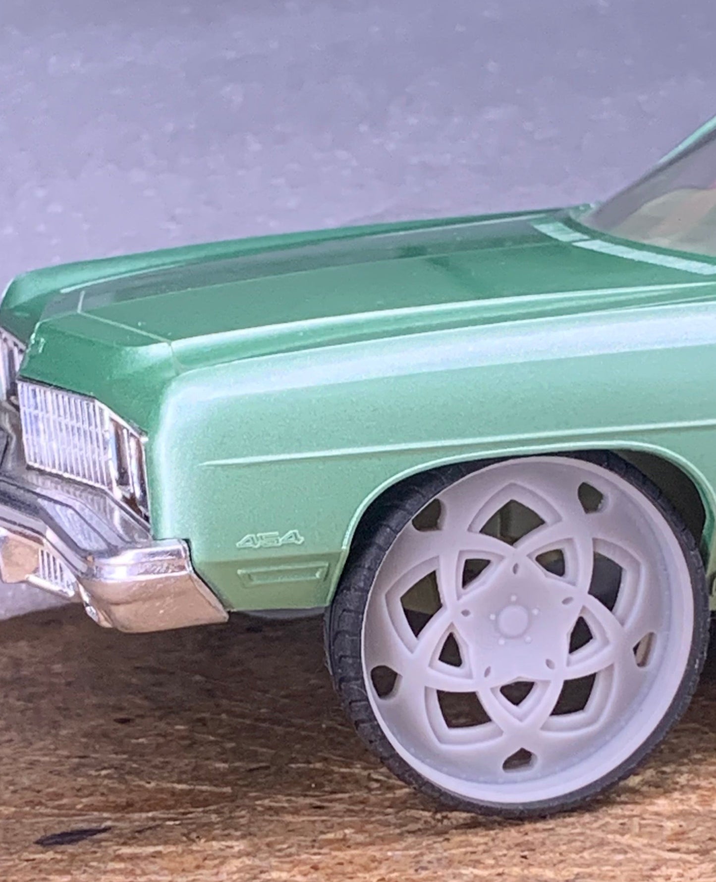 1/25 Scale - TMP D145 in 26"-36" Donk, Big Rims, Box Chevy, G-Body