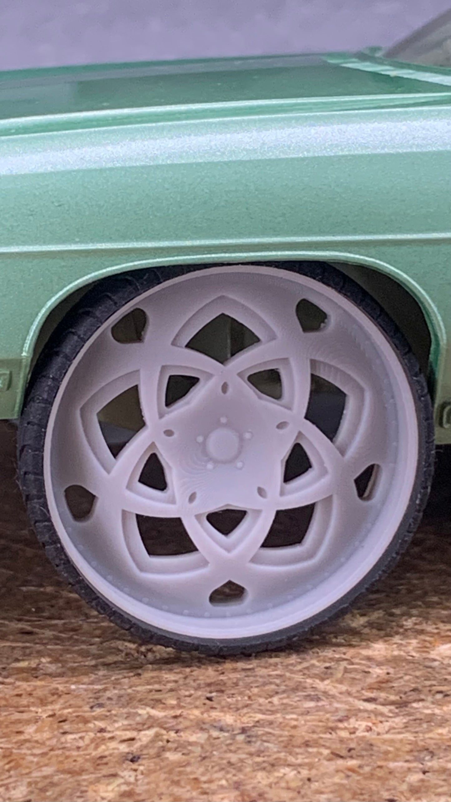 1/25 Scale - TMP D145 in 26"-36" Donk, Big Rims, Box Chevy, G-Body