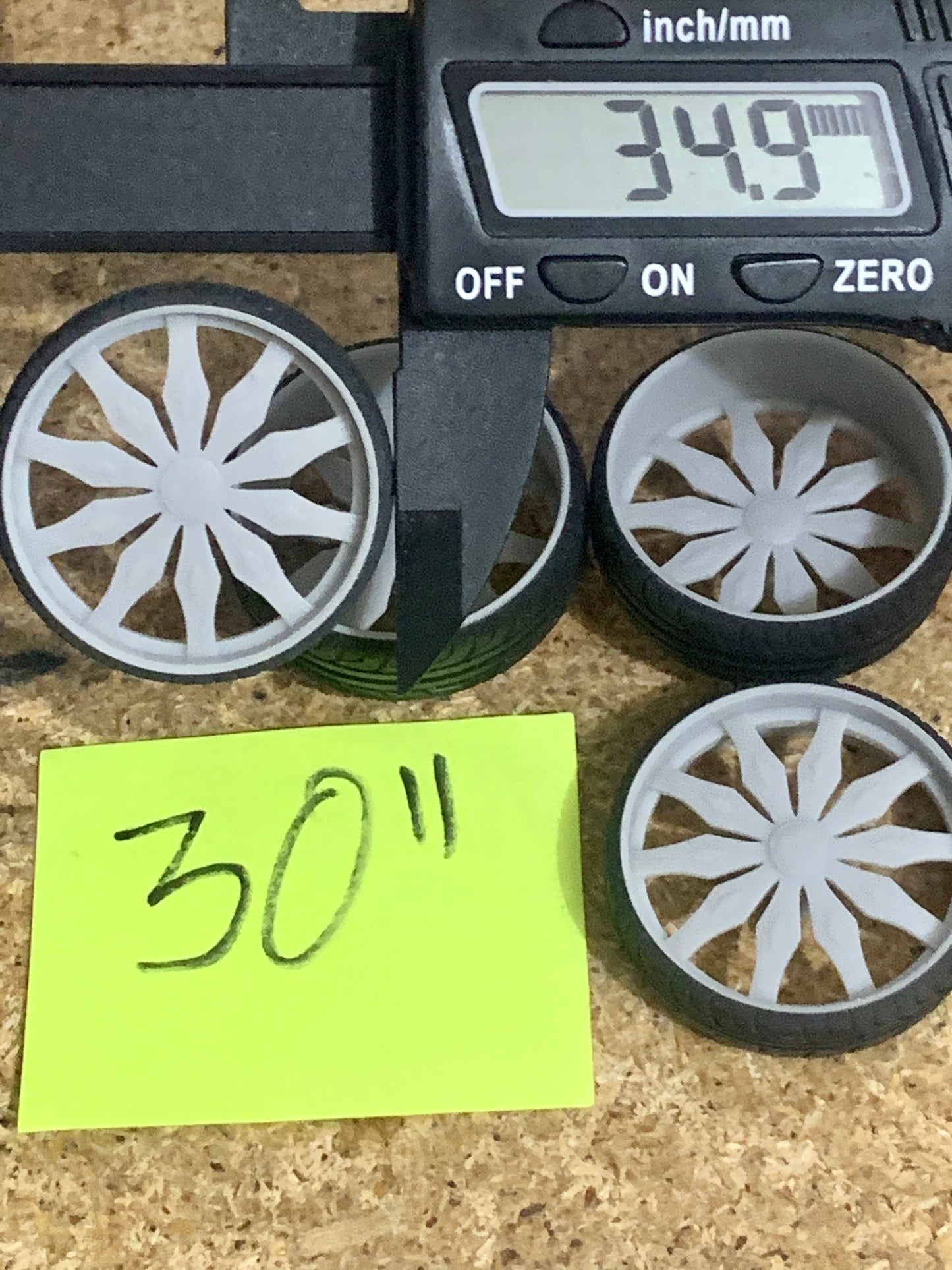 1/25 Scale - DUB FAMOUS BC (non-spinner) in 26"-30" Donk, Big Rims, Box Chevy, G-Body