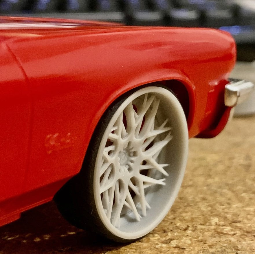 1/25 Scale - TMP D098 ROHANA RFG21 in 26"-30" - Donk, Big Rims. Trucks, SUV