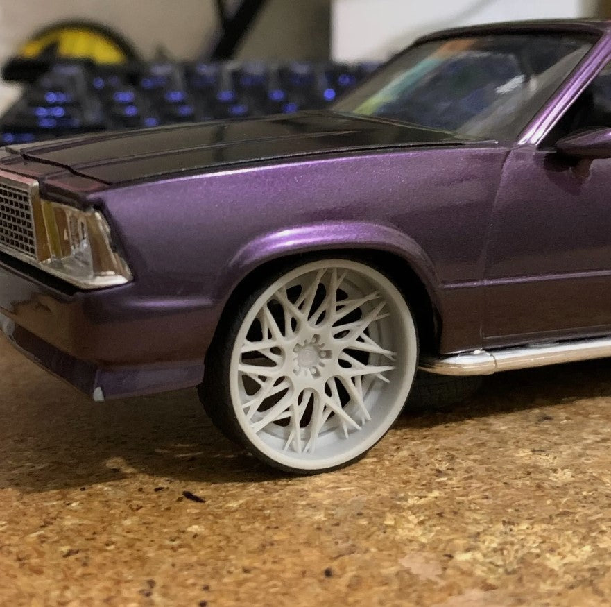 1/25 Scale - TMP D098 ROHANA RFG21 in 26"-30" - Donk, Big Rims. Trucks, SUV