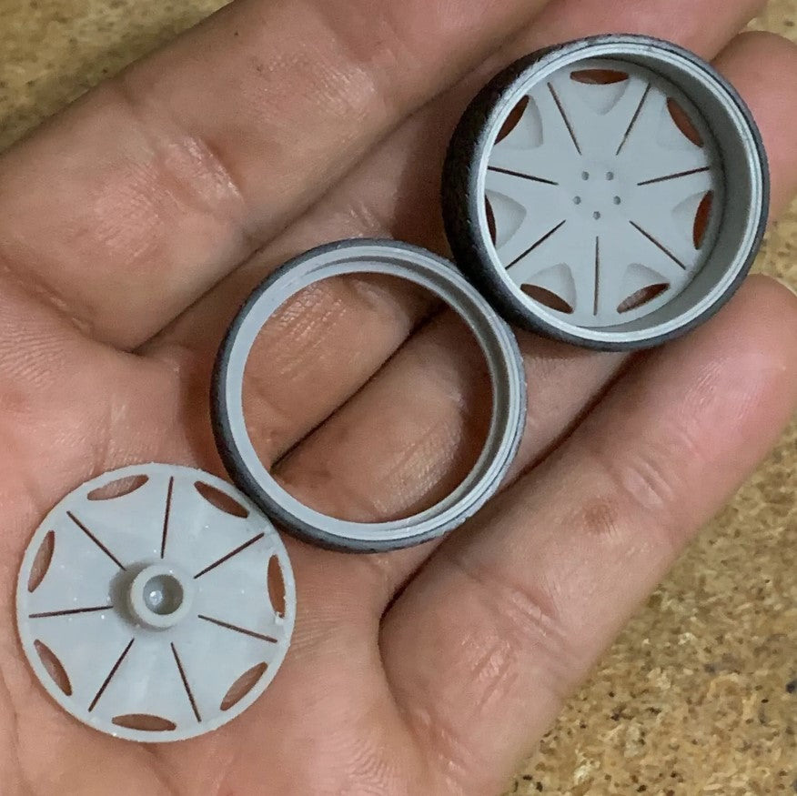 1/25 Scale - ASANT! AF139 - D101 in 26"-36" Donk, Big Rims, Trucks, SUV