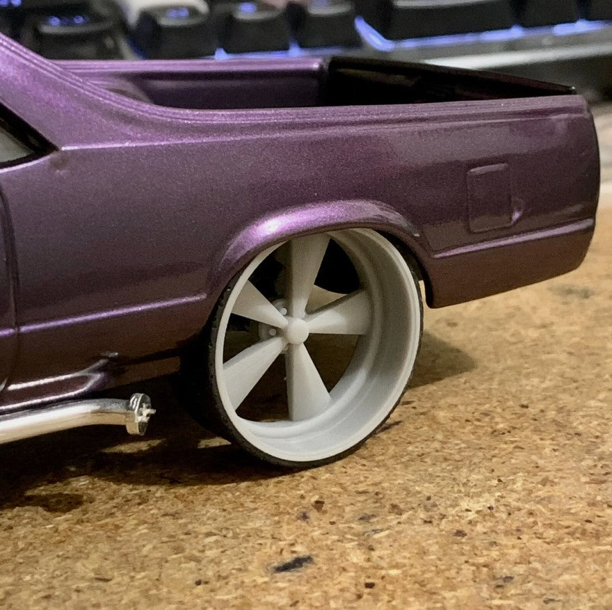 1/25 Scale - TMP D099 "Crager SS" in 26"-30" Donk, Big Rims. Trucks, SUV