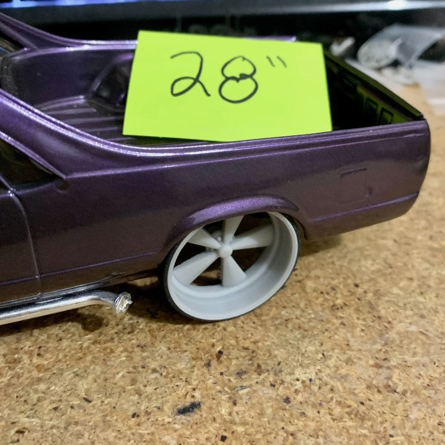 1/25 Scale - TMP D099 "Crager SS" in 26"-30" Donk, Big Rims. Trucks, SUV