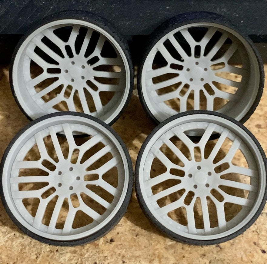 1/25 Scale - ASANT! AF115 - D100V2 in 26"-30" Donk, Big Rims, Trucks, SUV