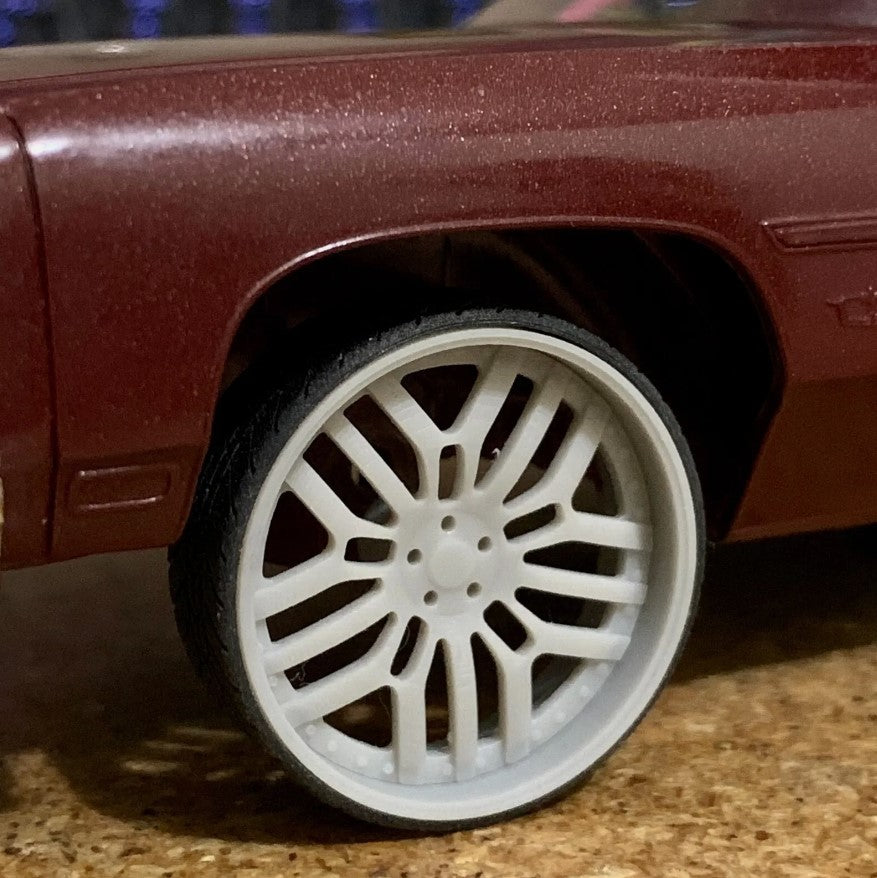 1/25 Scale - ASANT! AF115 - D100V2 in 26"-30" Donk, Big Rims, Trucks, SUV