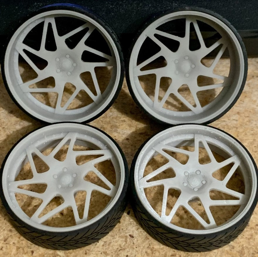 1/25 Scale - TMP D088 Forgi Finestro in 26"-30" Donk, Big Rims, Box Chevy, G-Body
