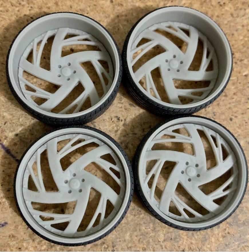 1/25 Scale - TMP D034V1 - in 26"-36" Donk, Big Rims, Trucks, Box, G-Body, B-Body